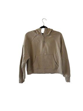 Athletic Works women's Zip-Up Tan Sweater